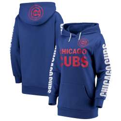 Women Chicago Cubs G III 4Her by Carl Banks Extra Innings Pullover Hoodie Royal