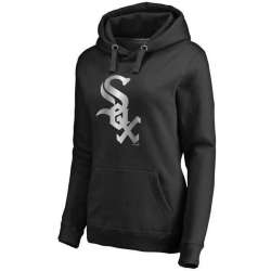Women Chicago White Sox Platinum Collection Pullover Hoodie LanTian - Black