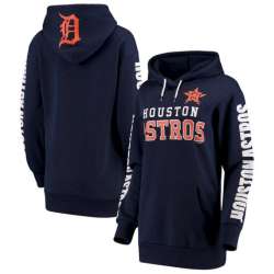 Women Houston Astros G III 4Her by Carl Banks Extra Innings Pullover Hoodie Navy