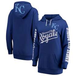 Women Kansas City Royals G III 4Her by Carl Banks Extra Innings Pullover Hoodie Royal