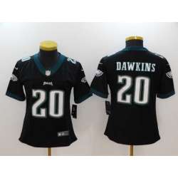 Women Nike Philadelphia Eagles #20 Brian Dawkins Black Vapor Untouchable Player Limited Jersey