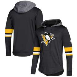 Women Pittsburgh Penguins Black Customized All Stitched Hooded Sweatshirt