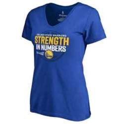 Women's Golden State Warriors Fanatics Branded Royal Participant Drive T-shirt FengYun