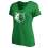 Women's Minnesota Timberwolves Fanatics Branded Kelly Green St. Patrick's Day White Logo T-Shirt FengYun