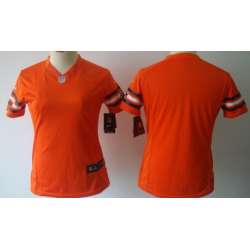Women\'s Nike Limited Chicago Bears Blank Orange Jerseys