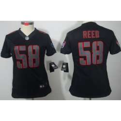 Women's Nike Limited Houston Texans #58 Brooks Reed Black Impact Jerseys
