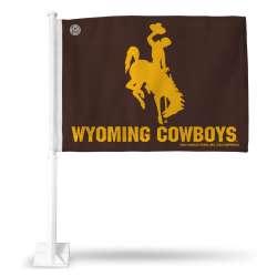 Wyoming Cowboys Flag Car - Special Order