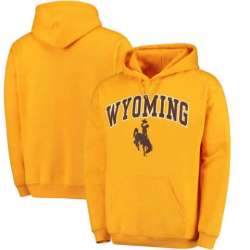 Wyoming Cowboys Gold Campus Pullover Hoodie