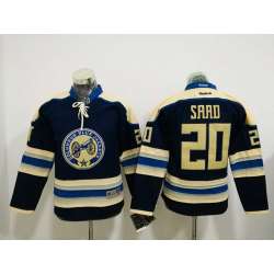 Youth Blue Jackets #20 Brandon Saad Navy Blue Alternate Stitched NHL Jersey