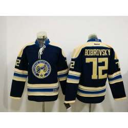 Youth Blue Jackets #72 Sergei Bobrovsky Navy Blue Alternate Stitched NHL Jersey