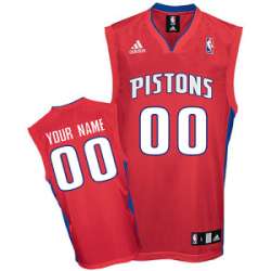 Youth Detroit Pistons Custom red Jerseys
