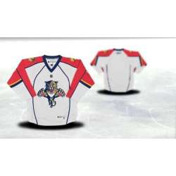 Youth Florida Panthers Customized White Stitched Hockey Jersey