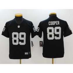 Youth Limited Nike Oakland Raiders #89 Amari Cooper Black Vapor Untouchable Jersey