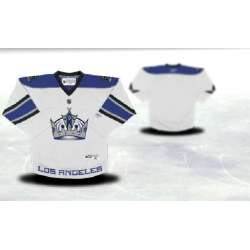 Youth Los Angeles Kings Customized White Stitched Hockey Jersey