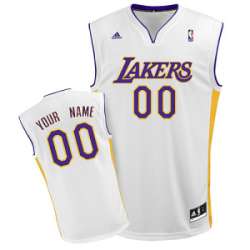 Youth Los Angeles Lakers Custom white Jerseys