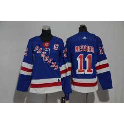 Youth New York Rangers #11 Mark Messier Blue Adidas Stitched Jersey