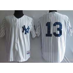Youth New York Yankees #13 Rodriguez White Kid Jerseys