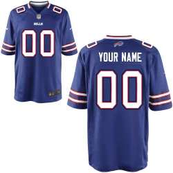 Youth Nike Buffalo Bills Customized Blue Team Color Stitched NFL Game Jersey