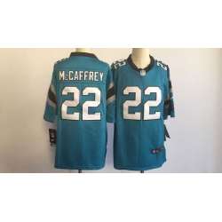 Youth Nike Carolina Panthers #22 Christian McCaffrey Blue Team Color Game Stitched Jerseys