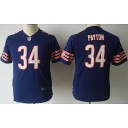 Youth Nike Chicago Bears #34 Walter Payton Blue Game Jerseys