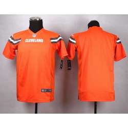 Youth Nike Cleveland Browns Customized Orange Team Color Stitched NFL Game Jersey