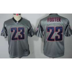 Youth Nike Houston Texans #23 Arian Foster Gray Jerseys