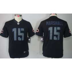 Youth Nike Limited Chicago Bears #15 Brandon Marshall Black Impact Jerseys