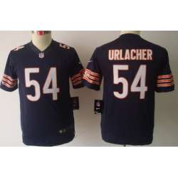 Youth Nike Limited Chicago Bears #54 Brian Urlacher Blue Jerseys