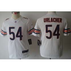 Youth Nike Limited Chicago Bears #54 Brian Urlacher White Jerseys
