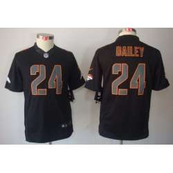 Youth Nike Limited Denver Broncos #24 Champ Bailey Black Impact Jerseys