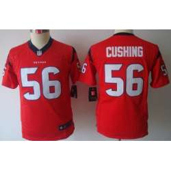 Youth Nike Limited Houston Texans #56 Brian Cushing Red Jerseys