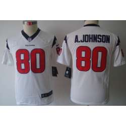 Youth Nike Limited Houston Texans #80 Andre Johnson White Jerseys