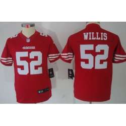 Youth Nike Limited San Francisco 49ers #52 Patrick Willis Red Jerseys