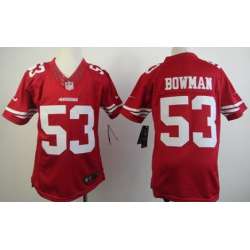 Youth Nike Limited San Francisco 49ers #53 NaVorro Bowman Red Jerseys