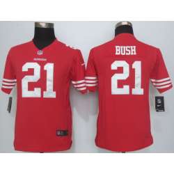 Youth Nike San Francisco 49ers #21 Reggie Bush Red Game Jerseys