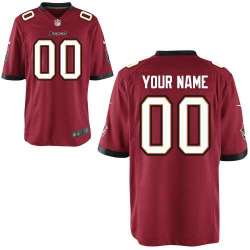 Youth Nike Tampa Bay Buccaneers Customized Red Team Color Stitched NFL Game Jersey