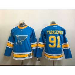 Youth St. Louis Blues #91 Vladimir Tarasenko Light Blue 2017 Winter Classic Stitched NHL Jersey