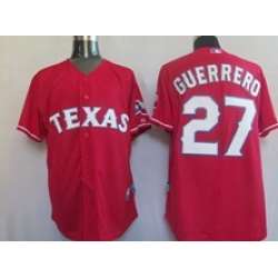 Youth Texas Rangers #27 GUERRERO Red Jerseys
