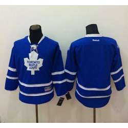 Youth Toronto Maple Leafs Customized Blue Stitched Hockey Jersey
