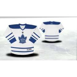 Youth Toronto Maple Leafs Customized White Third Stitched Hockey Jersey