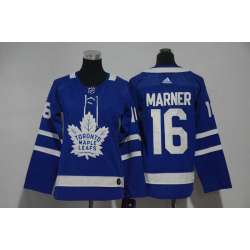 Youth Toronto Maple Leafs #16 Mitch Marner Blue Adidas Jersey