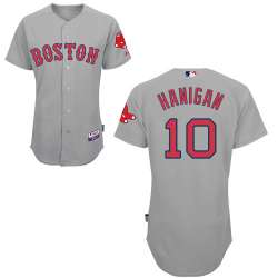 #10 Ryan Hanigan Gray MLB Jersey-Boston Red Sox Stitched Cool Base Baseball Jersey