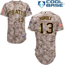 #13 Clint Hurdle Camo MLB Jersey-Pittsburgh Pirates Stitched Player Baseball Jersey