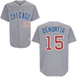 #15 Chris Denorfia Dark Gray MLB Jersey-Chicago Cubs Stitched Player Baseball Jersey