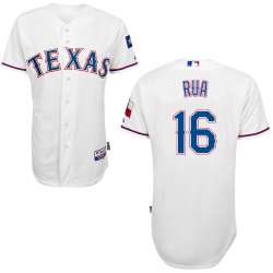 #16 Ryan Rua White MLB Jersey-Texas Rangers Stitched Cool Base Baseball Jersey