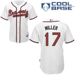 #17 Shelby Miller White MLB Jersey-Atlanta Braves Stitched Cool Base Baseball Jersey