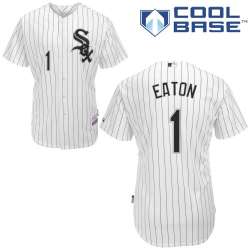 #1 Adam Eaton White Pinstripe MLB Jersey-Chicago White Sox Stitched Cool Base Baseball Jersey