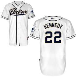 #22 Lan Kennedy White MLB Jersey-San Diego Padres Stitched Cool Base Baseball Jersey