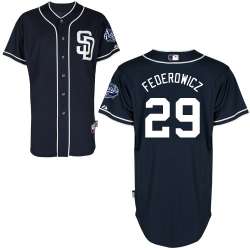 #29 Tim Federowicz Dark Blue MLB Jersey-San Diego Padres Stitched Cool Base Baseball Jersey