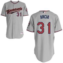 #31 Oswaldo Arcia Gray MLB Jersey-Minnesota Twins Stitched Player Baseball Jersey